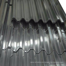 Hoja de acero corrugado galvanizado para techos
